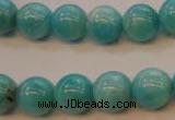 CAM354 15.5 inches 12mm round natural peru amazonite beads wholesale