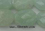 CAM369 15.5 inches 15*20mm faceted octagonal amazonite beads