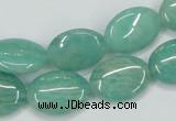 CAM408 15.5 inches 13*18mm oval natural russian amazonite beads