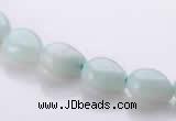 CAM44 8*10mm natural amazonite flat teardrop beads Wholesale