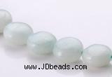 CAM57 10mm coin natural amazonite gemstone beads Wholesale