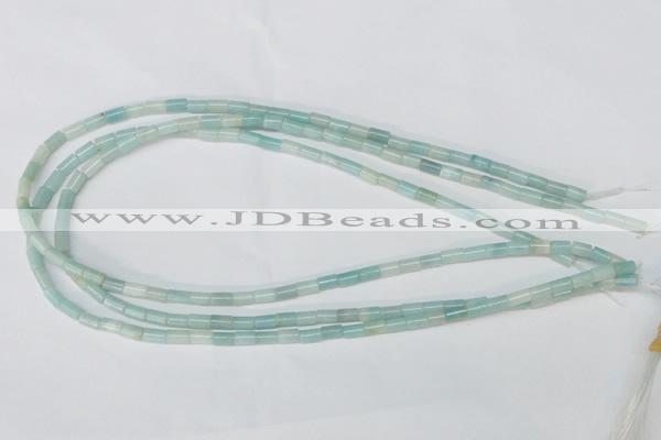 CAM605 15.5 inches 4*7mm column Chinese amazonite gemstone beads