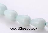 CAM67 teardrop 8*12mm natural amazonite gemstone beads Wholesale