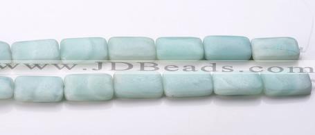 CAM74 18*25mm rectangle natural amazonite beads Wholesale