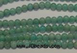 CAM801 15.5 inches 4mm round Brazilian amazonite beads wholesale