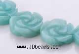 CAM81 carved flower natural amazonite 5*18mm beads Wholesale