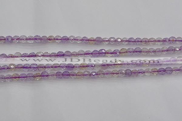 CAN105 15.5 inches 3.5mm faceted round ametrine gemstone beads