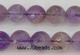 CAN153 15.5 inches 10mm faceted round natural ametrine beads