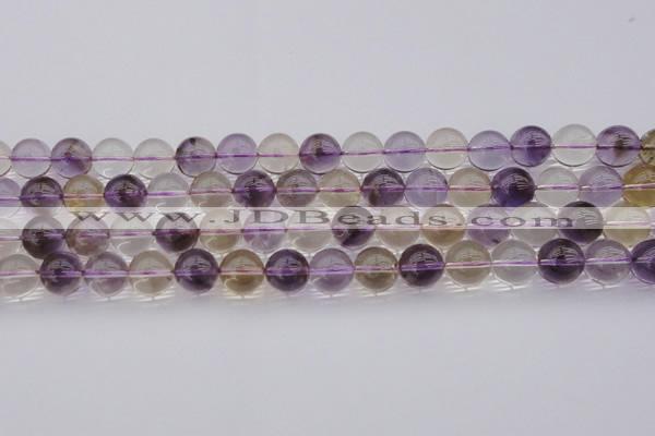 CAN169 15.5 inches 12mm round natural ametrine beads wholesale