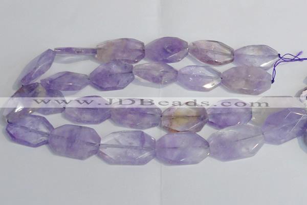 CAN175 20*30mm - 25*35mm twisted & faceted freeform ametrine beads