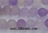 CAN202 15.5 inches 8mm round matte ametrine beads wholesale