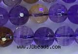 CAN225 15.5 inches 7mm faceted round ametrine beads wholesale