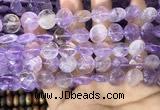 CAN233 15.5 inches 12mm faceted coin ametrine beads wholesale