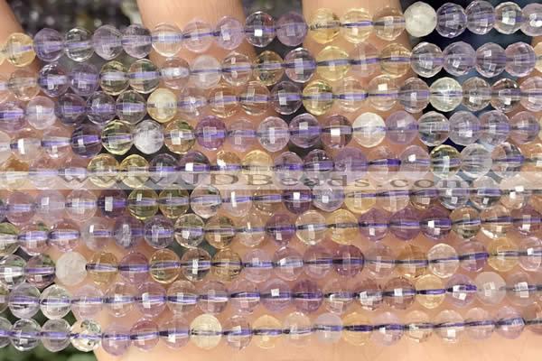 CAN251 15.5 inches 5mm pumpkin ametrine gemstone beads