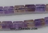 CAN27 15.5 inches 8*12mm column natural ametrine gemstone beads