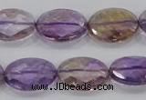 CAN33 15.5 inches 13*18mm faceted oval natural ametrine beads