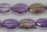 CAN57 15.5 inches 15*20mm faceted oval natural ametrine beads