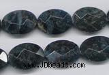 CAP10 15.5 inches 15*20mm faceted oval apatite gemstone beads wholesale