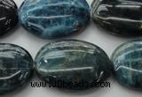 CAP327 15.5 inches 22*30mm oval natural apatite gemstone beads