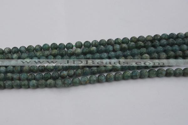 CAP500 15.5 inches 6mm round natual green apatite beads