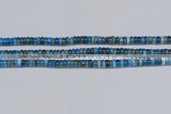 CAP526 15.5 inches 3*5mm rondelle apatite gemstone beads