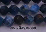 CAP562 15.5 inches 8mm faceted nuggets apatite gemstone beads