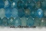 CAP624 15.5 inches 2.5*4mm faceted rondelle apatite beads