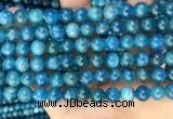 CAP652 15.5 inches 8mm round natural apatite beads wholesale