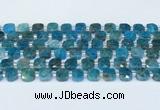 CAP701 15.5 inches 8mm faceted square apatite beads