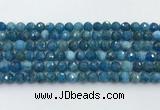 CAP706 15.5 inches 8mm faceted round apatite gemstone beads wholesale