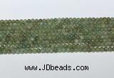 CAP708 15.5 inches 4mm round green apatite gemstone beads wholesale