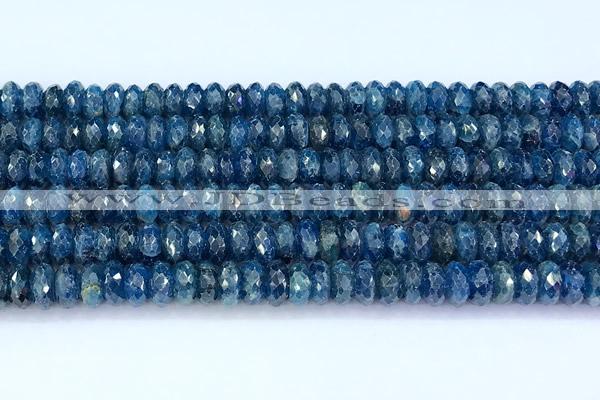 CAP748 15 inches 5*8mm faceted rondelle apatite beads