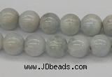 CAQ104 15.5 inches 12mm round AB grade natural aquamarine beads