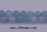 CAQ122 15.5 inches 6mm round AAA grade natural aquamarine beads