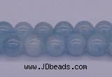 CAQ123 15.5 inches 8mm round AAA grade natural aquamarine beads