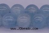 CAQ127 15.5 inches 16mm round AAA grade natural aquamarine beads