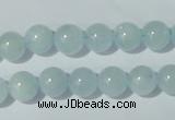 CAQ202 15.5 inches 10mm round natural aquamarine beads wholesale