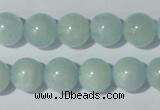 CAQ203 15.5 inches 12mm round natural aquamarine beads wholesale