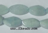 CAQ213 15.5 inches 14*22mm twisted natural aquamarine beads