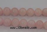 CAQ482 15.5 inches 8mm round natural pink aquamarine beads