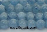 CAQ527 15.5 inches 6mm round AA+ grade natural aquamarine beads