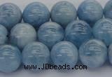 CAQ530 15.5 inches 10mm round AA+ grade natural aquamarine beads