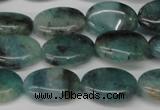 CAQ628 15.5 inches 10*14mm oval aquamarine gemstone beads