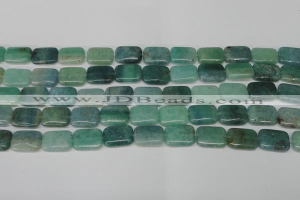 CAQ646 15.5 inches 13*18mm rectangle aquamarine gemstone beads