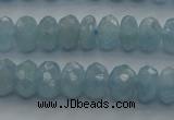 CAQ81 15.5 inches 4*7mm faceted rondelle AA grade aquamarine beads