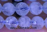 CAQ886 15.5 inches 6mm faceted round natural aquamarine beads