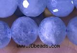 CAQ889 15.5 inches 10mm faceted round natural aquamarine beads