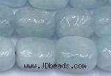 CAQ942 15 inches 9*10mm – 10*12mm nuggets aquamarine beads