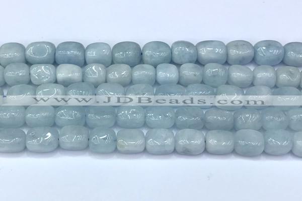 CAQ942 15 inches 9*10mm – 10*12mm nuggets aquamarine beads