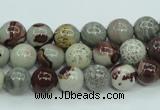 CAR03 15.5 inches 8mm round artistic jasper beads wholesale